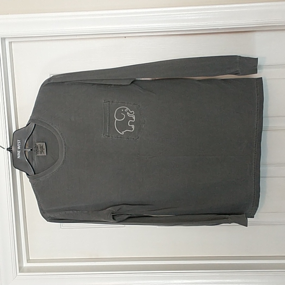 Comfort colors, size small, grey long sleeve tee shirt